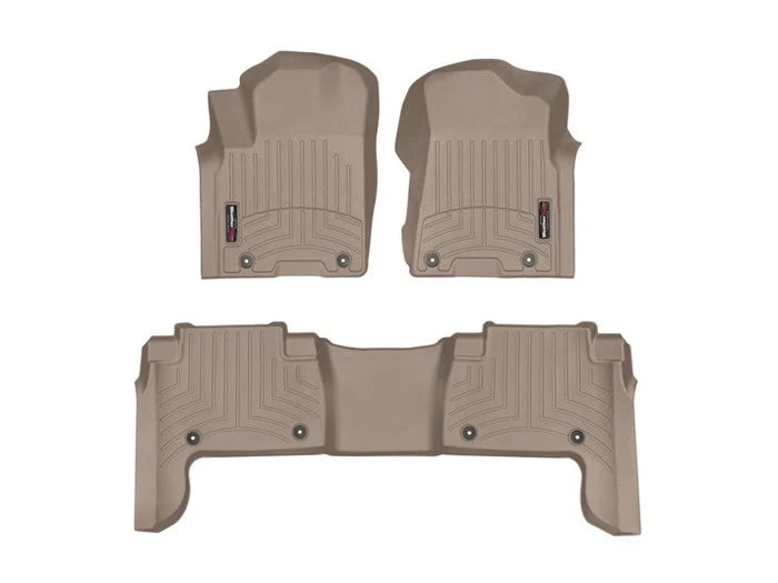 WeatherTech Tan Front Rear FloorLiner HP Fits -20-24 QX80 451502-1-2IM