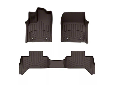 WeatherTech Black Front Rear FloorLiner HP Fits -22-26 Tundra 441708-1-3IM