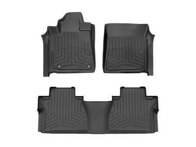 WeatherTech Black Front Rear FloorLiner HP Fits -20-21 Tundra 444081-447862IM