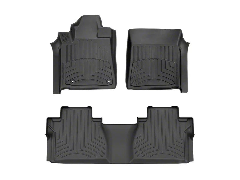 WeatherTech Black Front Rear FloorLiner HP Fits -20-21 Tundra 444081-447862IM