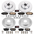 Power Stop 2013 Acura ILX Front & Rear Z17 Evolution Geomet Coated Brake Kit