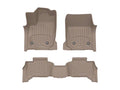 WeatherTech Tan Front Rear FloorLiner HP Fits 2025 4Runner 451919-1-2IM