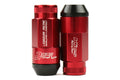 KICS Leggdura Shell Type 12X1.25 Lock and Nut Set 53Mm Open-End Red