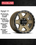 Aluminum Wheels 18x9 Boost 946BZ Satin Bronze 6 Spoke 12 Offset 6 on 135 Bolt Pattern 93.98 Bore Raceline