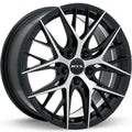 VALKYRIE 18X8 5X114.3 ET40 CB73.1 GLOSS BLACK MACHINED