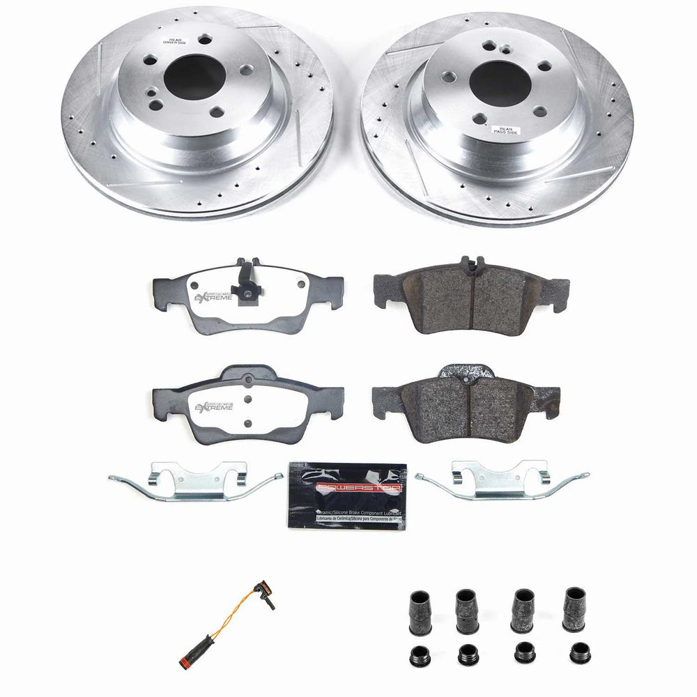 Power Stop Z26 STREET BRAKE KIT Mercedes-Benz CLS400 2015-17 Mercedes-Benz CLS500 2006 Mercedes-Benz CLS550 2007-11 Mercedes-Benz E350 2007-16 Mercedes-Benz E400 2013-16 Mercedes-Benz E550 2007-09 K6359-26