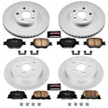Power Stop 05-10 Scion tC Front & Rear Z17 Evolution Geomet Coated Brake Kit