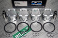 CP Piston & Ring Set for Toyota 3SGTE - Bore (86.5mm) - Size (+0.5mm) - CR (9.0) - Single