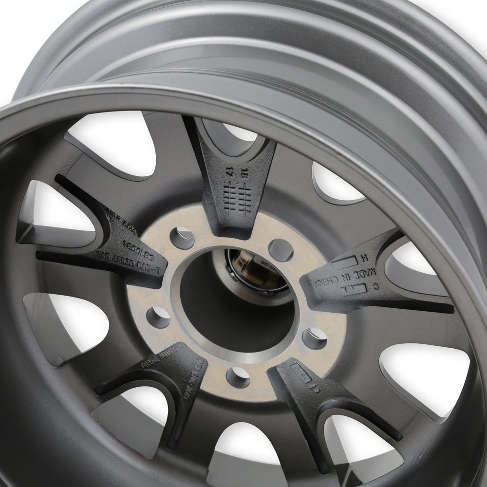 LEGENDARY WHEELS HB45 15x7 5x114.3/5x4.5 +6.95MM OS CHARCOAL/MACHINED