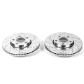 Power Stop 2005 Audi A4 Front Evolution Drilled & Slotted Rotors - Pair