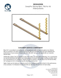KIT, SPRING BARS, 750 LBS