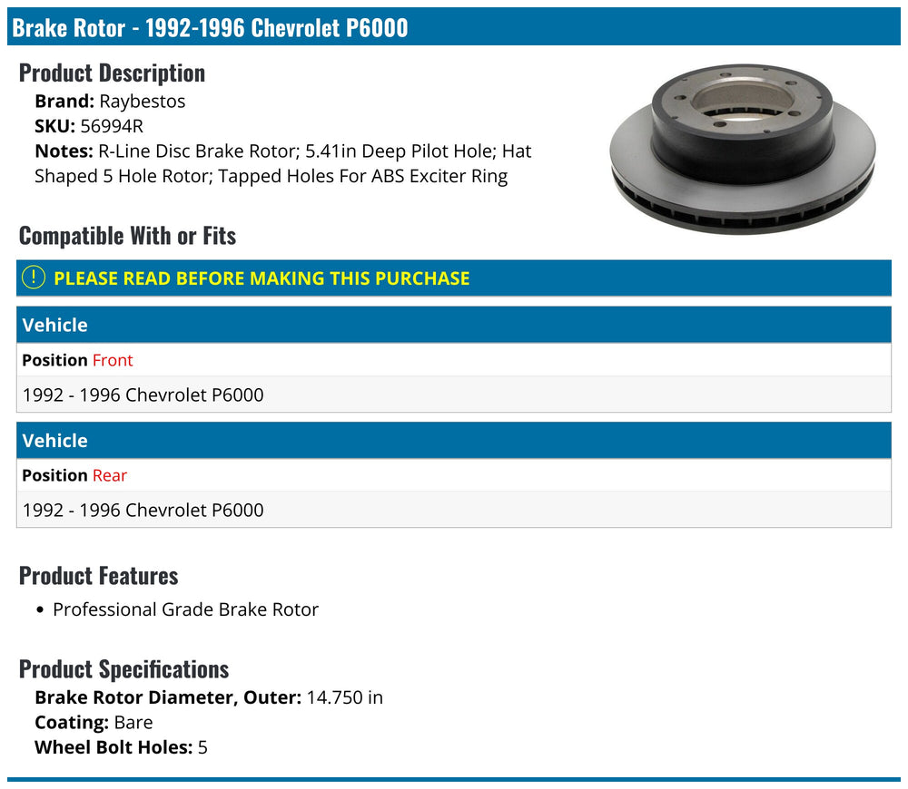 BRAKE ROTRS