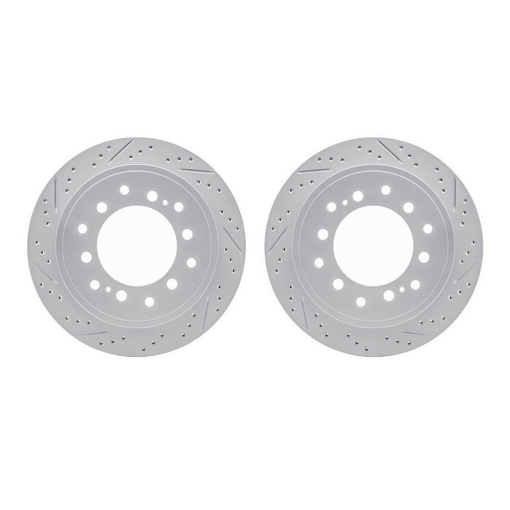 DFC 10-24 Lexus GX460 Rear Drilled & Slotted Geoperformance Rotors