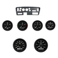 ~(1.3 lbs. 8X6X6)~ SPEEDOMETER 0-80 MPH W/TRIP; Black Face; Black Bezel; Black; White Lettering; White; Green; Ford 1994.5 - 1997