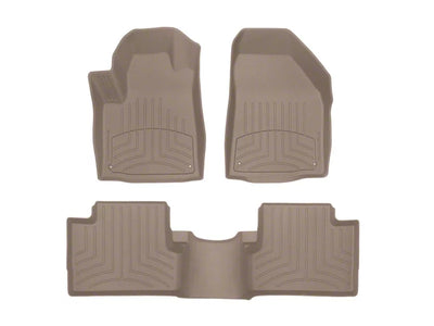 WeatherTech Tan Front Rear FloorLiner HP Fits -20-21 Cherokee 458331IM-455662IM