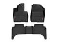 WeatherTech Black Front Rear FloorLiner HP Fits -22-25 Santa Cruz 441678-1-4IM