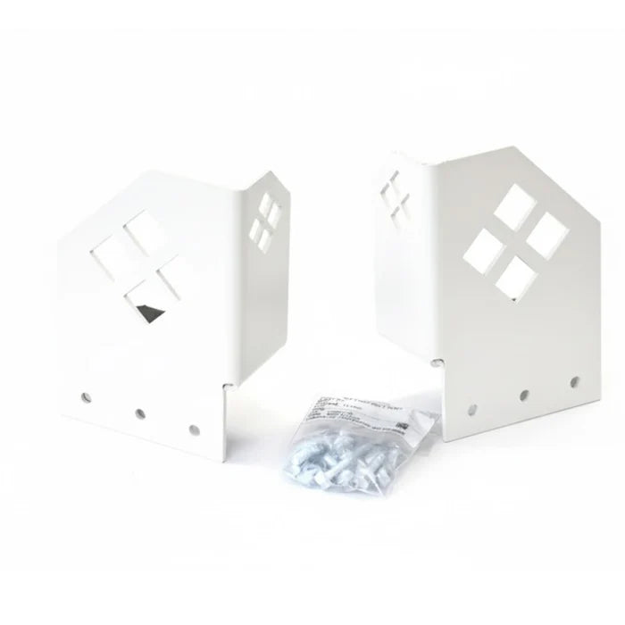 CARGO HORN STOP BRACKET WHITE (PAIR)