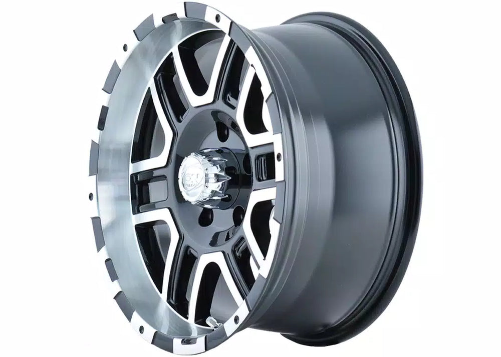 ~(27 lbs. 18X18X9)~ 179 (179) BLACK/MACHINED FACE/MACHINED LIP 16X8 5-114.3 10MM 83.82MM