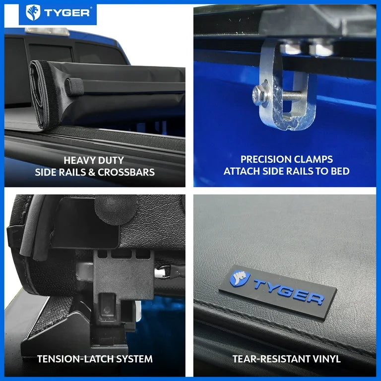 22C TUNDRA 6.5FT FLEETSIDE T1 SOFT ROLL UP TONNEAU COVER