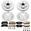 Power Stop 92-96 Toyota Camry Front & Rear Z17 Evolution Geomet Coated Brake Kit