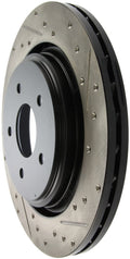 Stoptech auto part installed view
