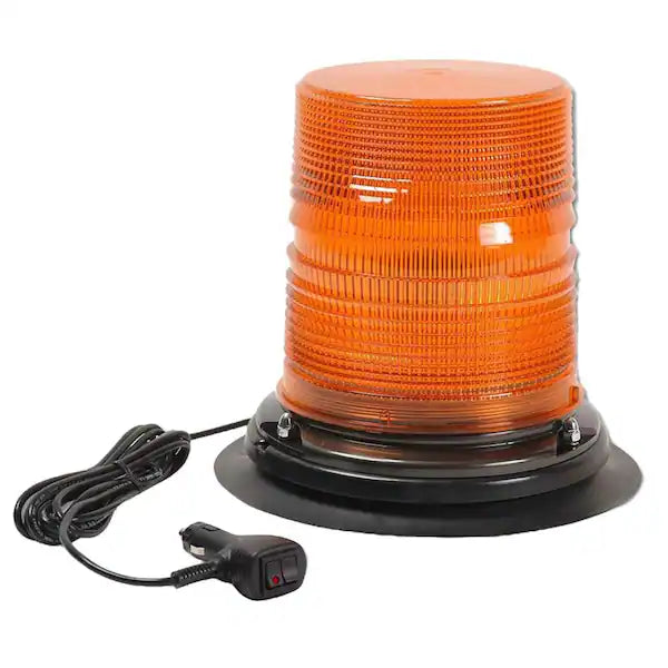HALO ROTATING AMBER 8 LED, TALL AMB