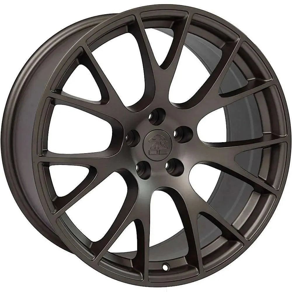 20 IN REPLICA WHEEL DG15 FITS DODGE HELLCAT RIM 20X9 BRONZE WHEEL