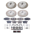 Power Stop 06-11 Honda Civic Front and Rear Semi-Coated Rotor Kit