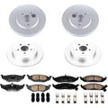 Power Stop 95-00 Chrysler Cirrus Front & Rear Z17 Evolution Geomet Coated Brake Kit