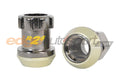 Project Kics 12X1.50 Black R26 Lug Nuts - 16+4