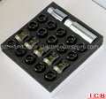 Project Kics 12X1.50 Black R26 Lug Nuts - 16+4