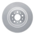 R1 14-22 Maserati Ghibli Front Left Drilled & Slotted Black Brake Rotor