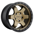 Rotiform R150 SIX-OR Wheel 17x9 5x127 1 Offset - Matte Bronze Black Bead Ring