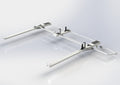 ALUMINUM DROP DOWN STEP LADDER BRACKET