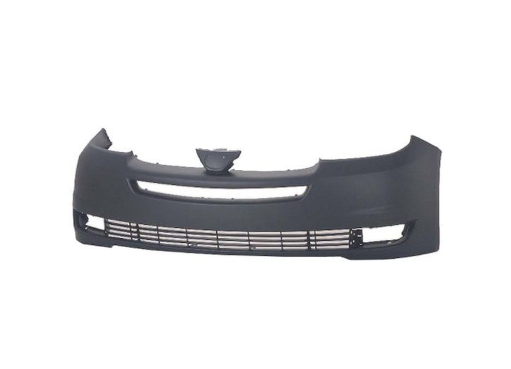 CAPA FRT BUMPER COVER W/O PARK ASSIST SENSORS TOYOTA SIENNA 0610