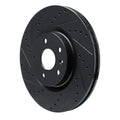 R1 13-19 Buick Regal Front Left Drilled & Slotted Black Brake Rotor