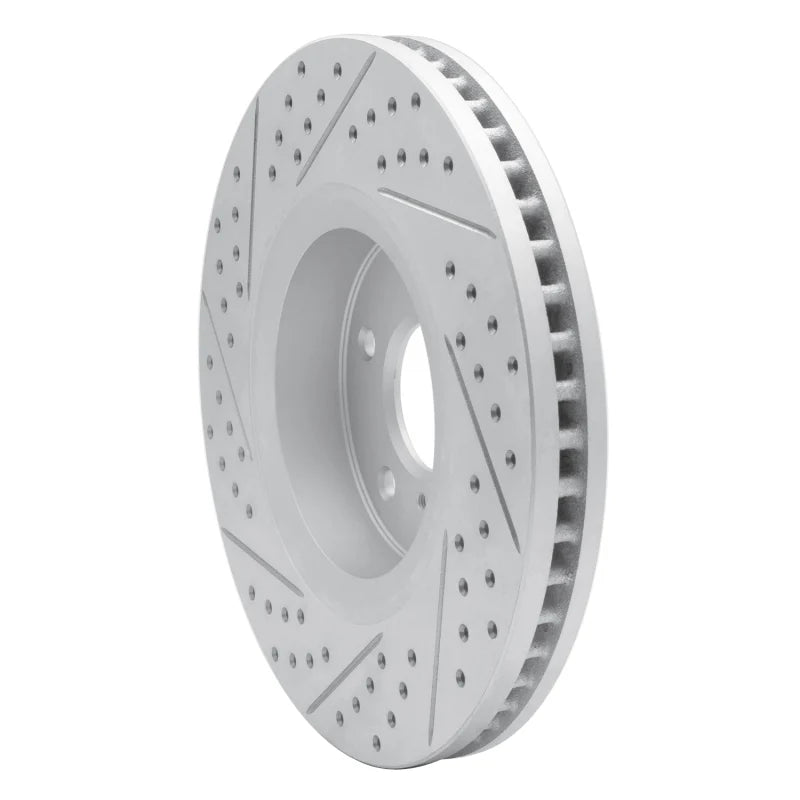 R1 05-14 Infiniti Fx35 Front Right Drilled & Slotted Geoperformance Rotor
