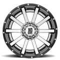 XD200 22X12 5X5.5 CHR BLK MILL LP -44MM