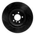 R1 06-09 Land Rover Range Rover Front Right Drilled & Slotted Black Brake Rotor