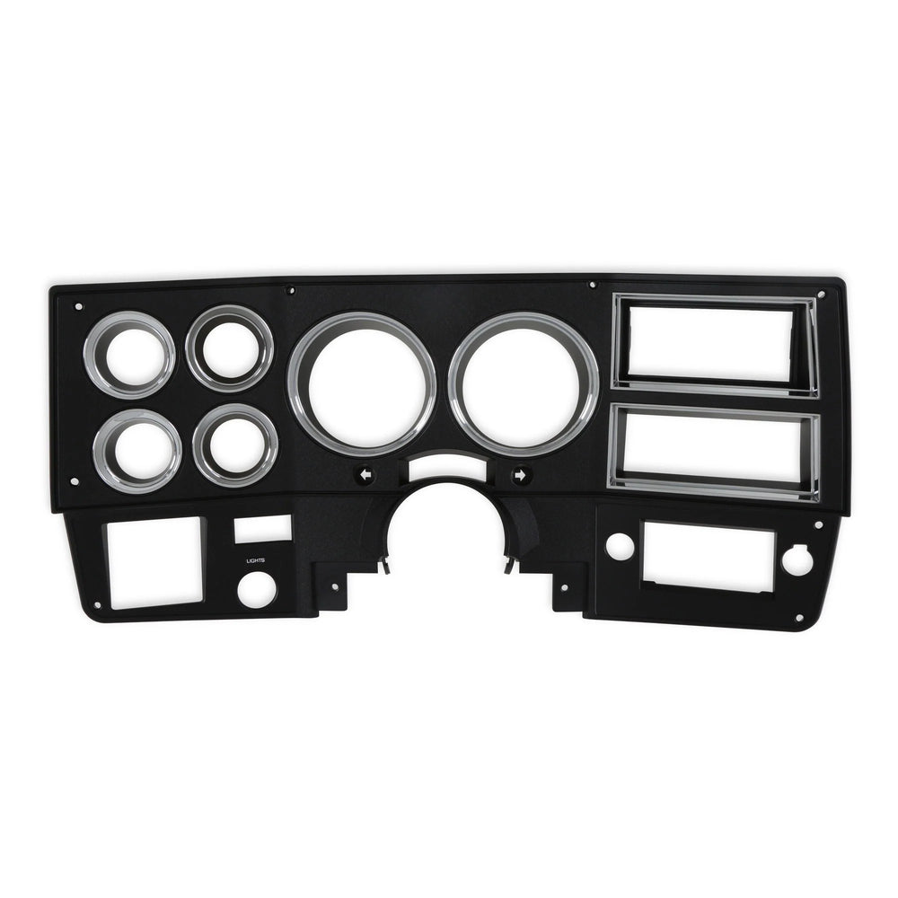 81-83 CHVY INSTRUMENT BEZEL-W/A/C-BLK