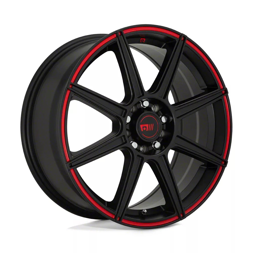 MR142 18X8 5X112/4.5 S-BLK RED 35MM