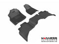 3D MAXpider 2009-2012 Dodge Ram 1500 Quad Cab Kagu 1st & 2nd Row Floormats - Black