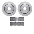 R1 Concepts E- Line Series Brake Rotor with Ceramic Brake Pads Fits Dodge Durango