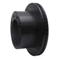 R1 00-02 Dodge Ram 4000 (Mexico) Rear Right Drilled & Slotted Black Brake Rotor