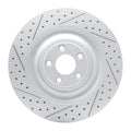 DFC 10-24 Jaguar F-Type Rear Left Drilled & Slotted Geoperformance Rotor