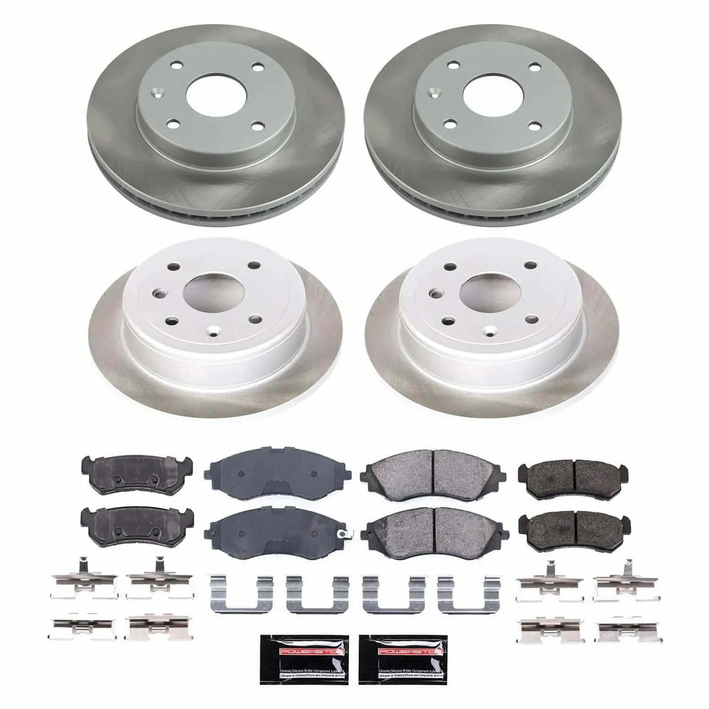 Power Stop 04-06 Suzuki Forenza Front and Rear Semi-Coated Rotor Kit