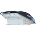MAXXFAN DELUXE ROOF VENT W/ 12V FAN MANUAL LIFT 4 SPEED WHITE
