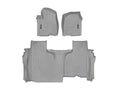 WeatherTech Grey Front and Rear Floorliners Fits -20-26 Chevrolet GMC 461436-1-6
