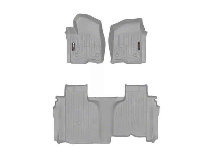 WeatherTech Grey Front and Rear Floorliners Fits -20-24 Chevrolet GMC 461436-1-7