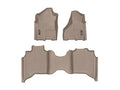 WeatherTech Tan Front and Rear Floorliners Fits -20-24 Dodge RAM 451545-1-4